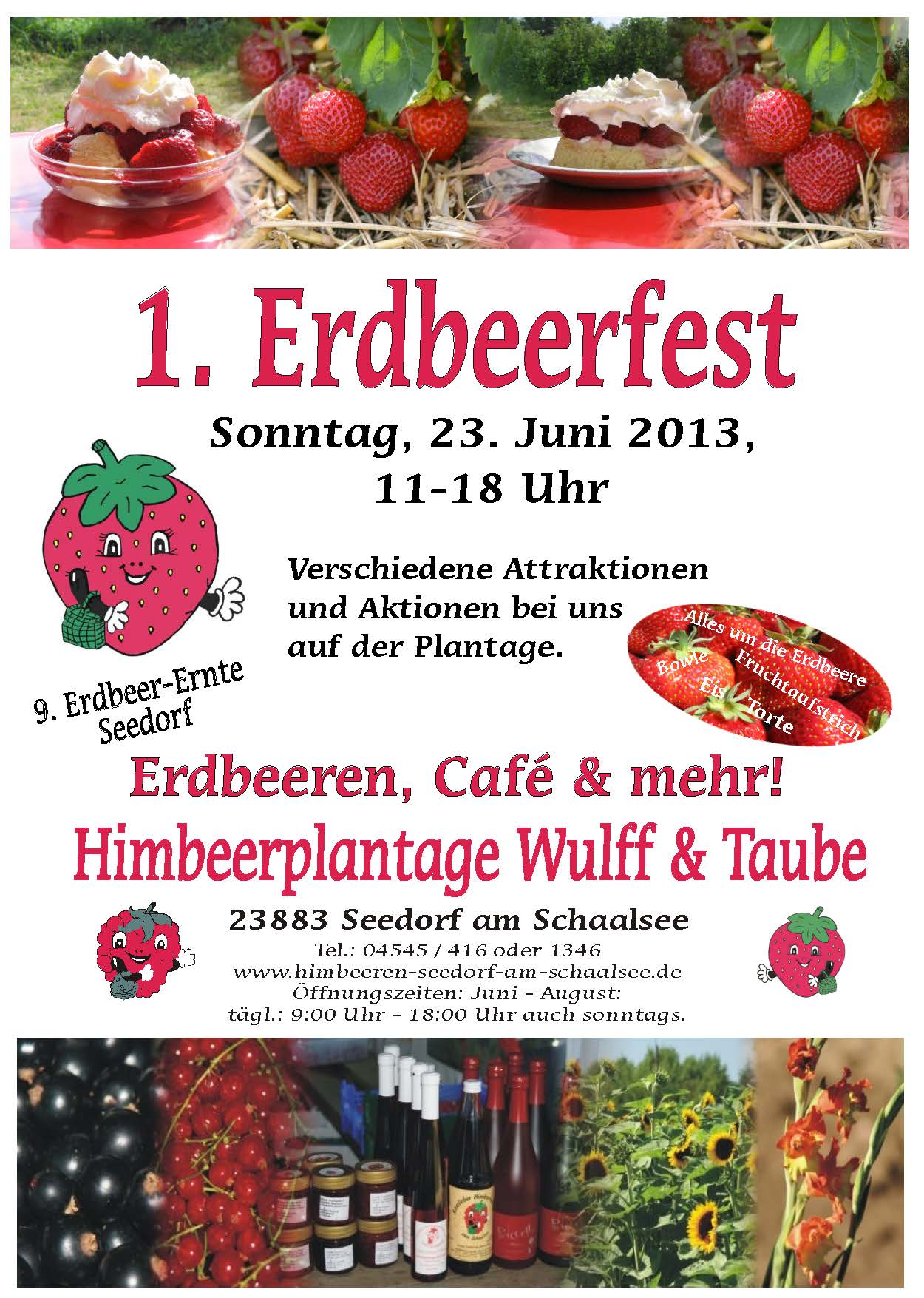 Einladung Erdbeerfest2013
